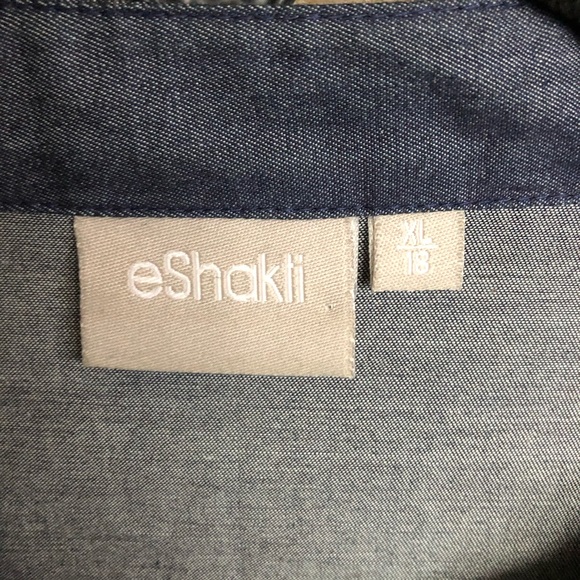 eSHAKTI Embroidered Jean Tunic - Picture 6 of 6